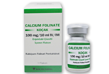 CALCIUM FOLINATE KOCAK 100 MG/10 ML IV/IM ENJEKTABL COZELTI ICEREN FLAKON